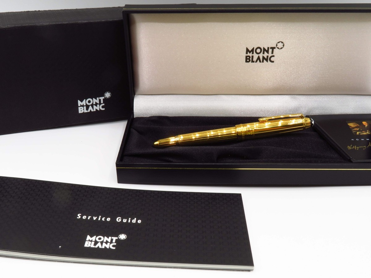 Montblanc Meisterstuck Solitaire 114 Mozart Vermeil Silver 925