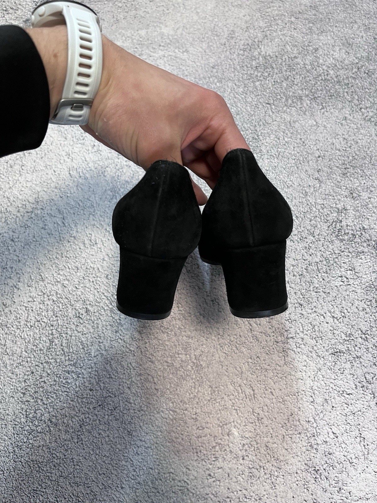 Scarpe donna tacco Yves Saint Laurent vintage nere made in Italy taglia 36 1 2