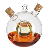 Essig- Und öLspender Essigspender 2-In-1 Spender Glasflasche Transparent