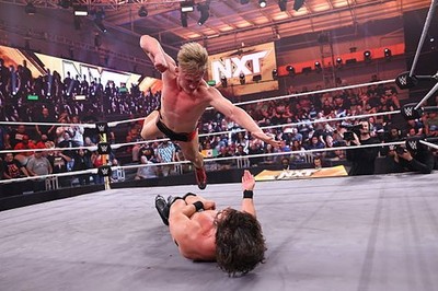 Ilja Dragunov against JD McDonagh during NXT at the WWE Performanc- Old Photo 1