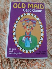 1 Old Maid Game Deck Of Fun Playing Cards For Kids Including Rules Unused New