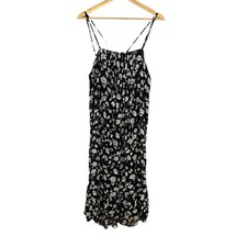 Kimchi Blue Urban Outfitters Pleated Dress Tiered Skirt Strappy Back S Small