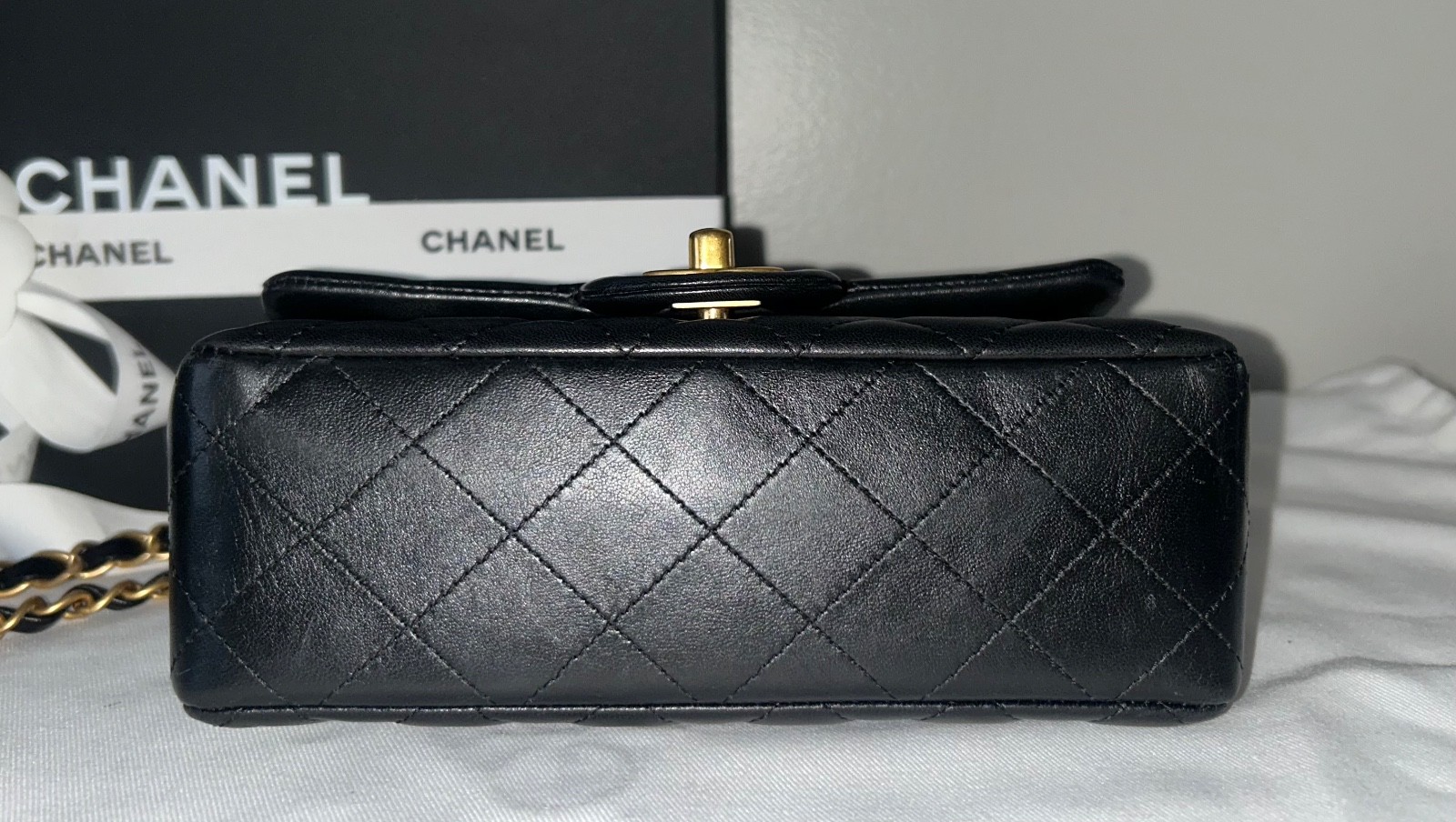 CHANEL Classic Mini Rectangular Flap Bag Quilted … - image 10