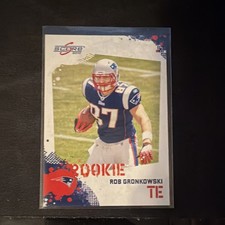 Panini 2010 Score Rob Gronkowski Rookie #383 New England Patriots Football Base