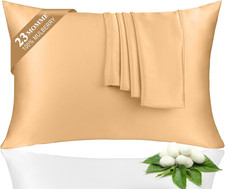 100 Silk Pillowcase 2 Pack for Hair and Skin, Both Sides 23 Momme Grade 6A Mul