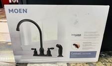 Moen Caldwell CA87060BL Matte Black High Arc Kitchen Sink Faucet 026508373538