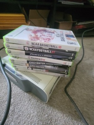 Xbox 360 Console Bundle 2 Controllers Cords Games. READ DESCRIPTION 