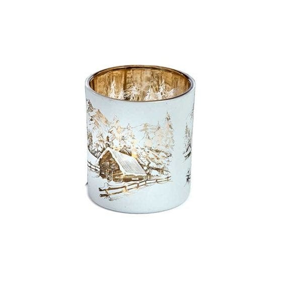 Three Kings Wonderland T-Light Holder - White