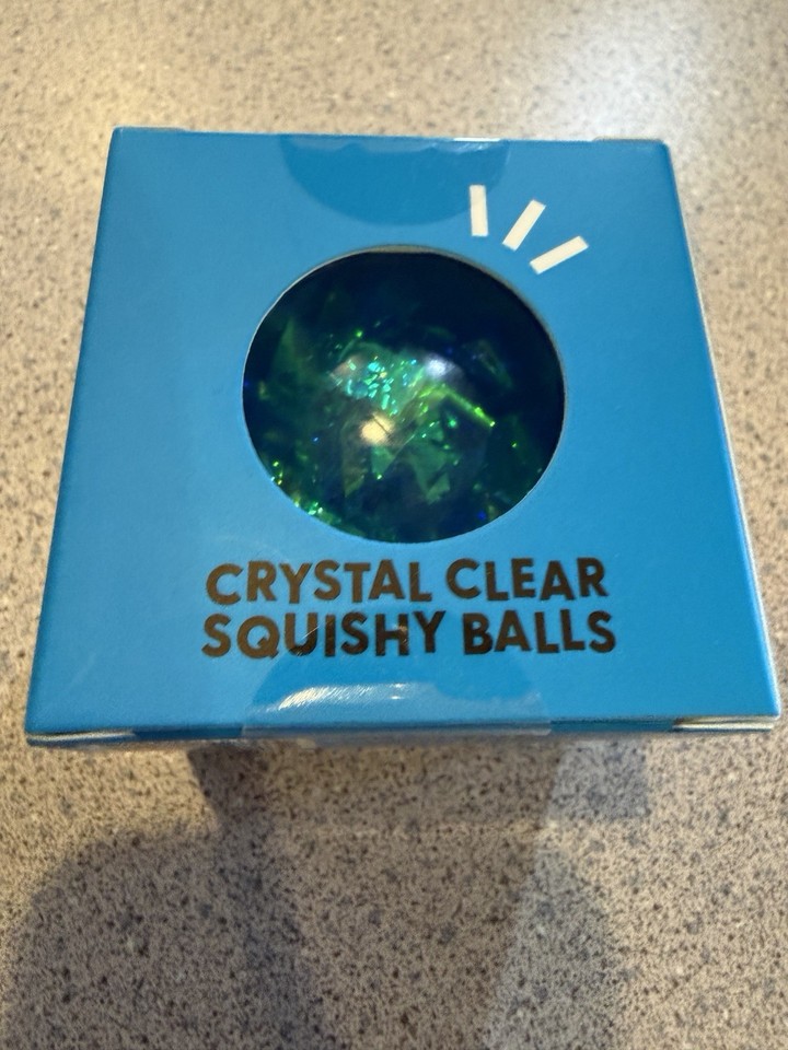 New J'adore Magic Orb Crystal Squishy Ball Sensory Squeeze Squish Toy ...