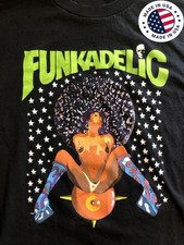 Funkadelic Band Unisex T-Shirt Cotton S-2345XL Black Reprint TT8374
