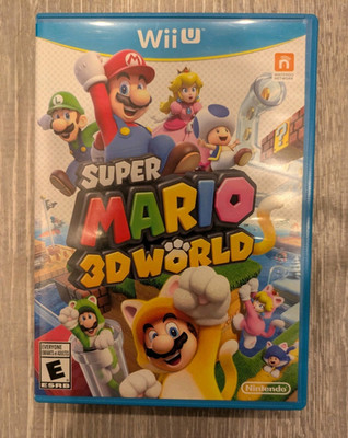 Super Mario 3D World (Nintendo Wii U, 2013) - Tested & Works