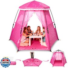 Princess Pop-up Play Tent for Girls: 78"x66" Large Playhouse Cast