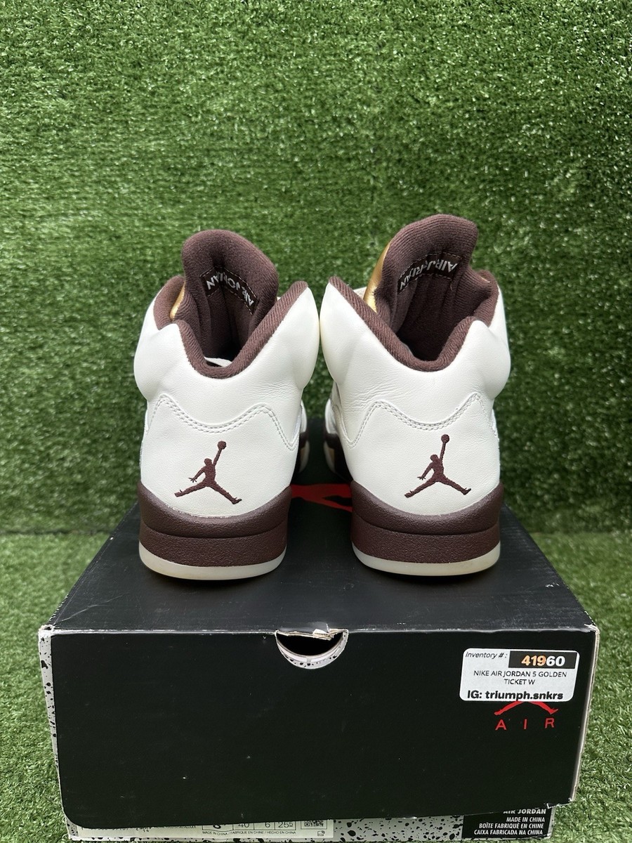 Na Size 8.5 - Air Jordan 5 Retro Golden Ticket W 7 Men | eBay