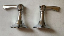 Signature Hardware SHMA449003CP Marceau Lever Handles for Widespread Faucets