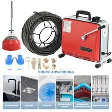 550W Elektrische Rohrreinigungsmaschine Rohrreiniger Rohrreinigungsspirale