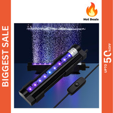 Aquarium Light 6 Inch DTSAL-1 LED Submersible Fish Tank Bubbler Air Bubble New