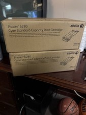 Genuine Xerox Phaser 6280 106R01392 Cyan High Capacity Toner Cartridge Qty2