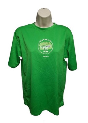 2012 NYRR NYC Half Run the City Central Park Womens Medium Green Jersey