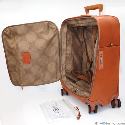 Nécessaire De Toilette Bric's Life Pelle - Cuir Marron - Homme - Neuf Avec Accessoires
