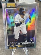 NEW!  2026 Topps Series 1 #286 Anthony Seigler RAINBOW FOIL RC - Brewers