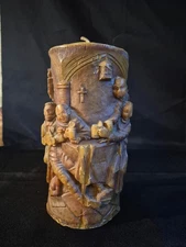  Carved Candle alldurn Baden Johan Gunter Pillar Trappist Monks Brewery Beer Keg
