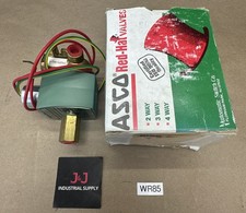 NEW OPEN BOX SURPLUS- ASCO Red Hat 8317G53 Brass Solenoid Valve  FAST SHIPPED 