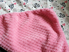 Disney Baby Minnie Mouse Baby Security Blanket Lovey Size 28" x 38" Pink Soft