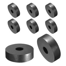 8pcs Rubber Spacers 70mm OD, 20mm ID, 20mm Height Round Anti Vibration Spacer