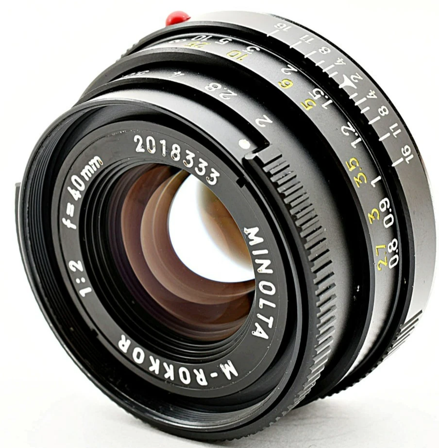 フィルムカメラ MINOLTA M ROKKOR 40mm 1:2 Minolta M Rokkor 40mm F2 for sale - eBay