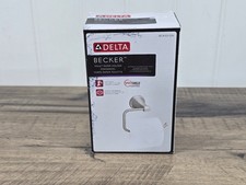 Delta BECKER Toilet Paper Holder Brushed Nickel Finish new open box