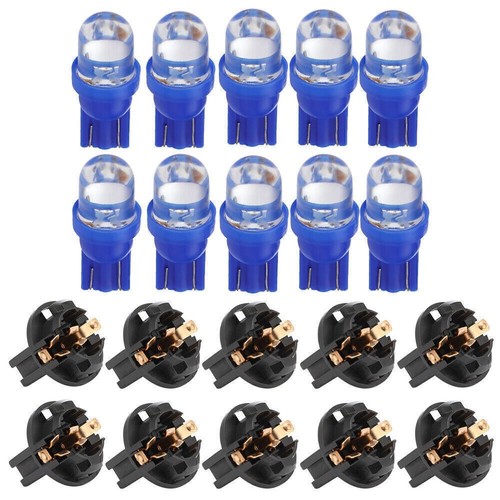 10 un. Azul T10 168 194 Bombillas LED Medidor de Instrumentos Cluster Luz de Tablero con Enchufes - Imagen 3 de 12