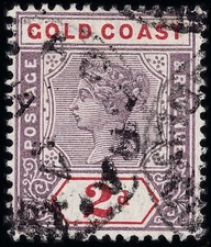 Gold Coast Scott 28 Gibbons 27b Used Stamp