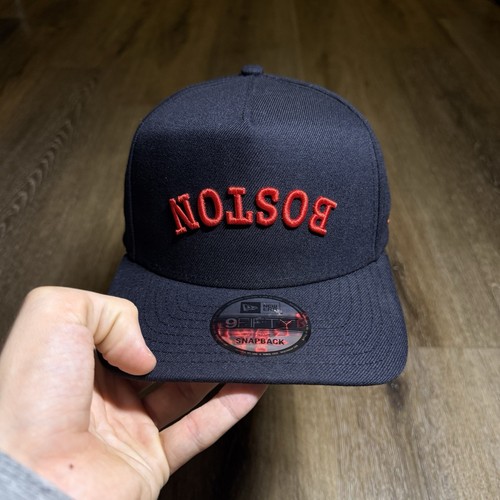 Boston Red Sox Snapback A-Frame Hat New Era Cap Upside Down 59Fifty Inverted - Picture 3 of 7