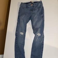 Abercrombie Kids Slim Pull-On Denim Jegging Blue Girls Jeans Size 9/10