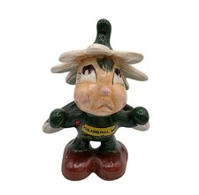 Vintage Anthropomorphic Occupied Japan Beetle Bug Flower Figurine 3.5