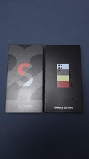 Samsung galaxy s22 ultra and s23 ultra. empty boxes