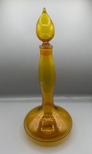 Blenko Glass 5815S Gold Decanter Clean