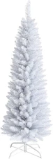 6FT Giantex Artificial Pencil Christmas Tree w/ 340 PVC Needles & Folding Stand