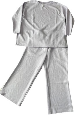 Dear Scarlett Woman s 2 Piece Lounge Set Lavender Lilac Size 1X Wide Leg