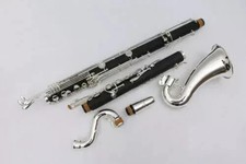 New Low C  bass Clarinet kit Hard Bakelite silver plated keys.,Powerful sound