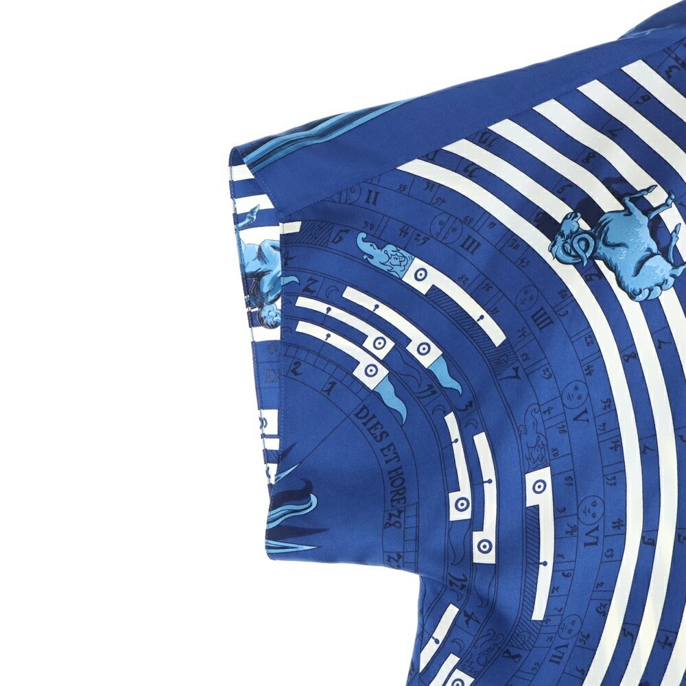 HERMES Size36 Constellation Pattern Silk Scarf Sh… - image 5