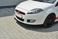 Maxton Design Frontlippe Passend FüR Fiat Bravo MK 2 Sport Schwarz Hochglanz