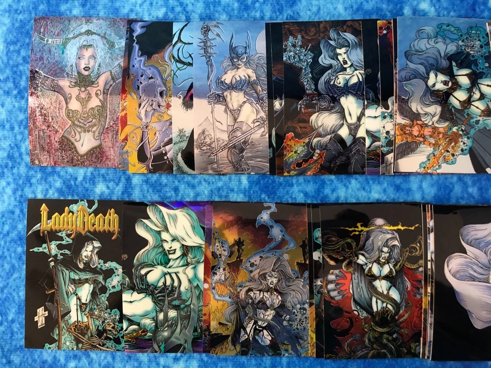 Lady Death Chromium Card Set 3 SINGLE Non-Sport Trading Card by Krome 1996 - Image 3 of 4