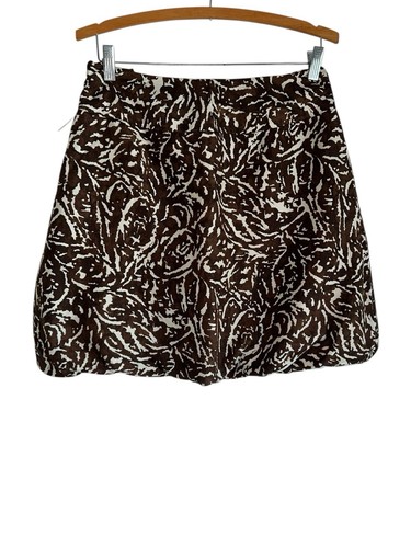 Banana Republic Lined Bubble Skirt Silk Pockets Womens 4 Side Zip - Picture 2 of 6