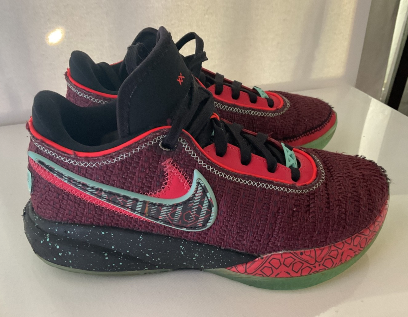 SAOLA Nike Sneakers Basket Basse Marrone 5.5Y