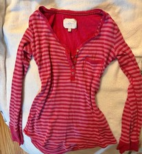 Vintage Y2K Victoria Secret Henley medium