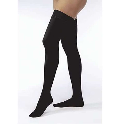 JOBST Relief Thigh High, S.Dot Band, CT, 20-30mmHg (Size: XL) Black