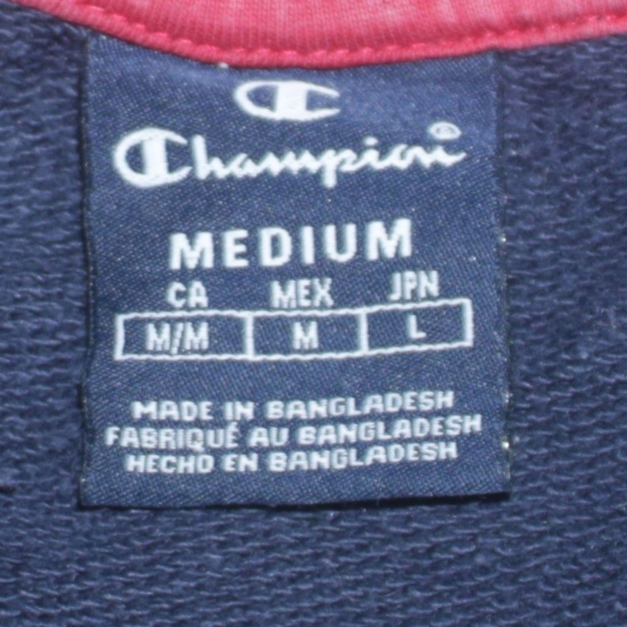 Champion Blue Hoodie Mens M image 7