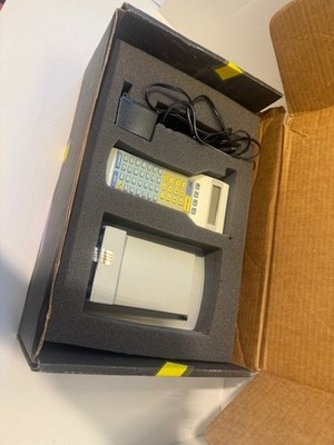 A.C. Nielson Telxon White Wireless Handheld LCD Display  Bar Code Scanner
