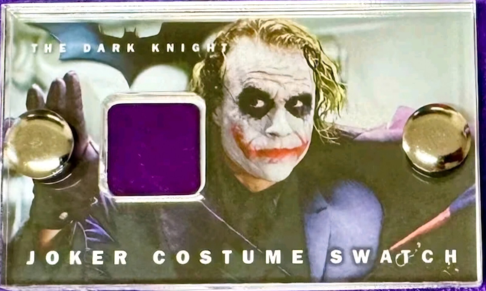 Batman - The Dark Knight - Joker Costume Fabric - Movie Prop with COA